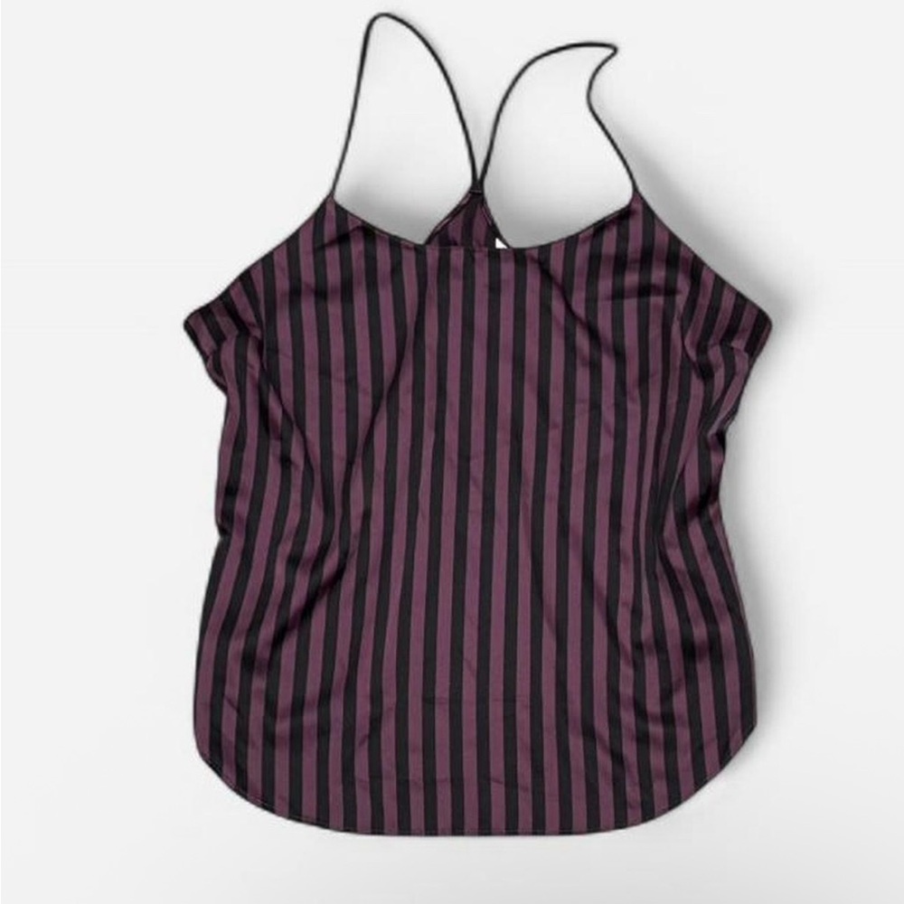 Victoria's Secret Purple and Black Striped Camisole